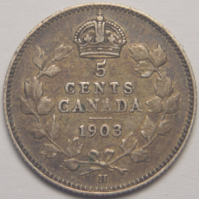 1903-H Canadian 5 Cents . . . . Extremely Fine