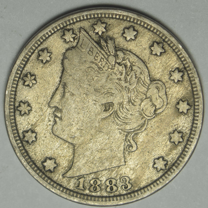 1883 No CENTS Liberty Nickel . . . . Very Fine