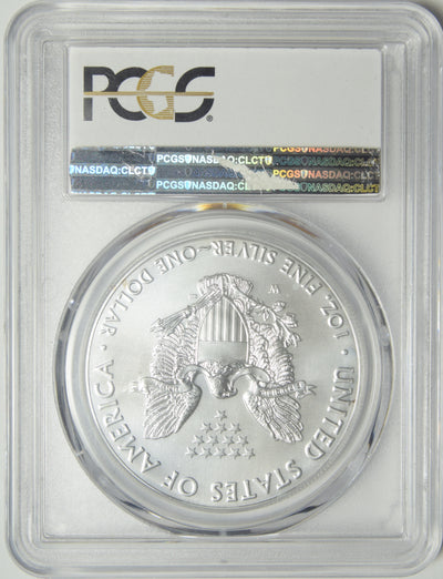 2018-W Burnished Silver Eagle . . . . PCGS SP-70 First Day of Issue Washington, DC