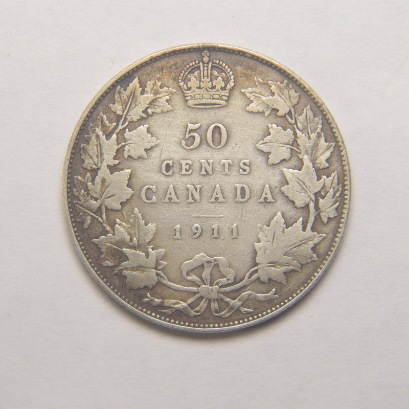 1911 Canadian Half . . . . Fine/VF