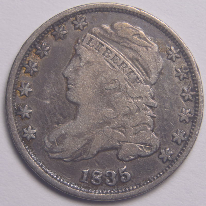 1835 Bust Dime . . . . Extremely Fine