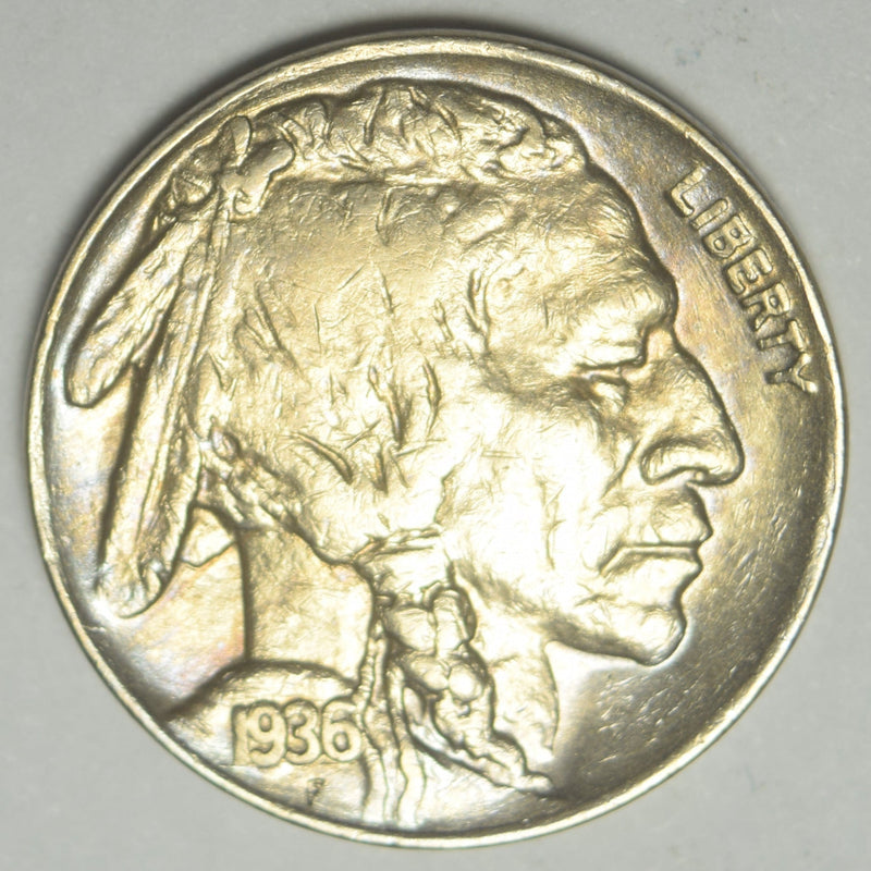 1936-S Buffalo Nickel . . . . Choice About Uncirculated