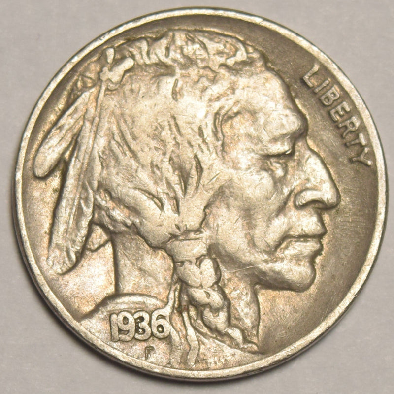 1936 Buffalo Nickel . . . . XF/AU