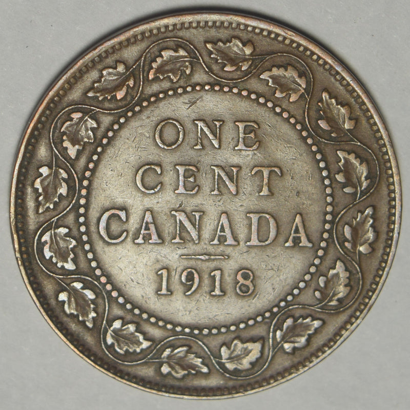 1918 Canadian Cent . . . . Choice About Uncirculated