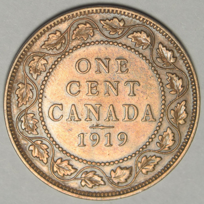 1919 Canadian Cent . . . . Choice About Uncirculated