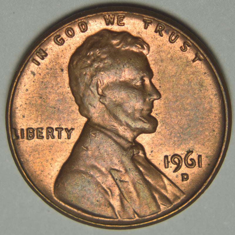 1961-D Lincoln Cent . . . . Brilliant Uncirculated