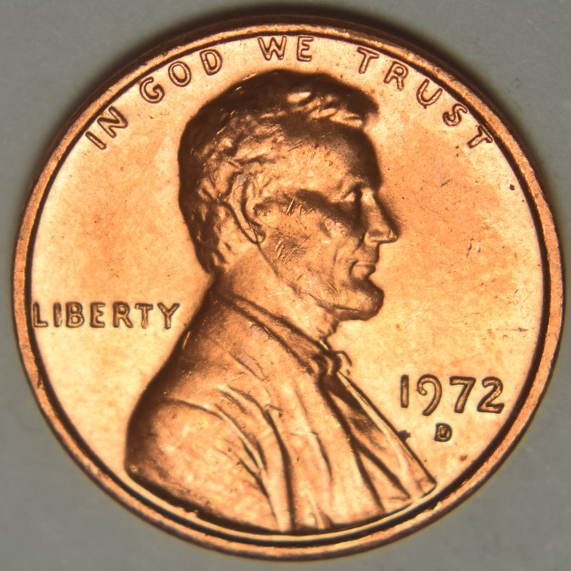 1972-D Lincoln Cent . . . . Brilliant Uncirculated