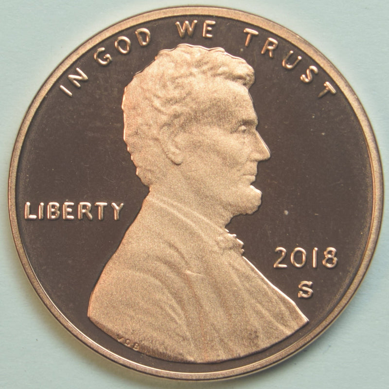 2018-S Lincoln Shield Cent . . . . Gem Brilliant Proof