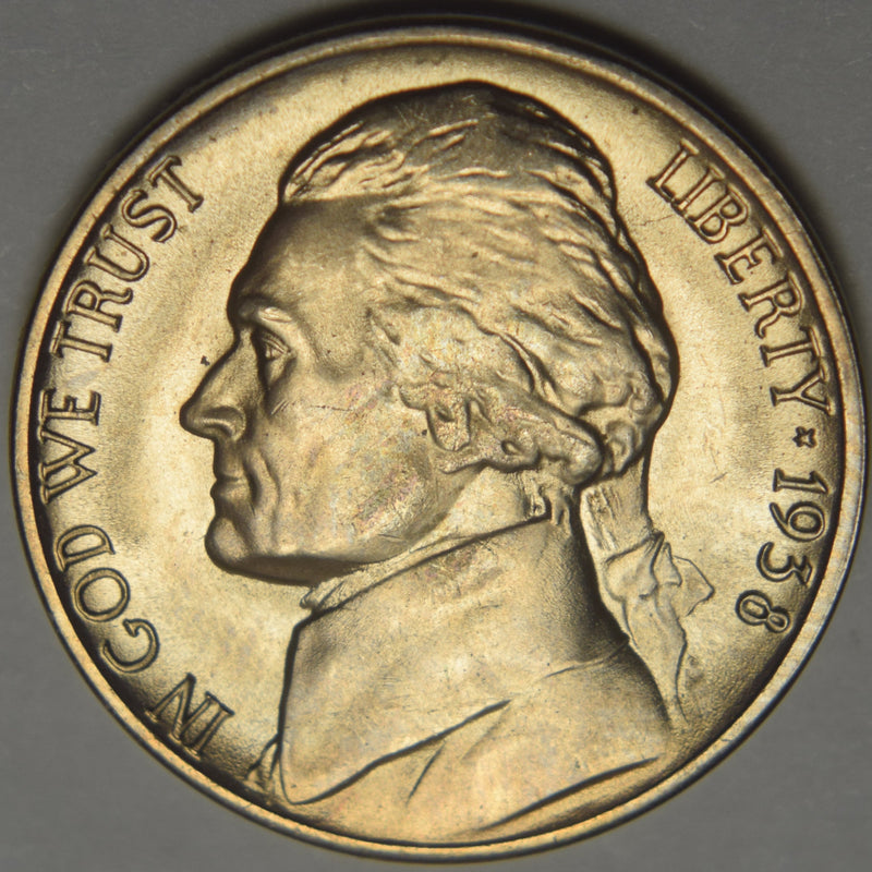 1938-D Jefferson Nickel . . . . Brilliant Uncirculated