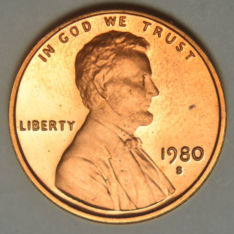 1980-S Lincoln Cent . . . . Gem Brilliant Proof
