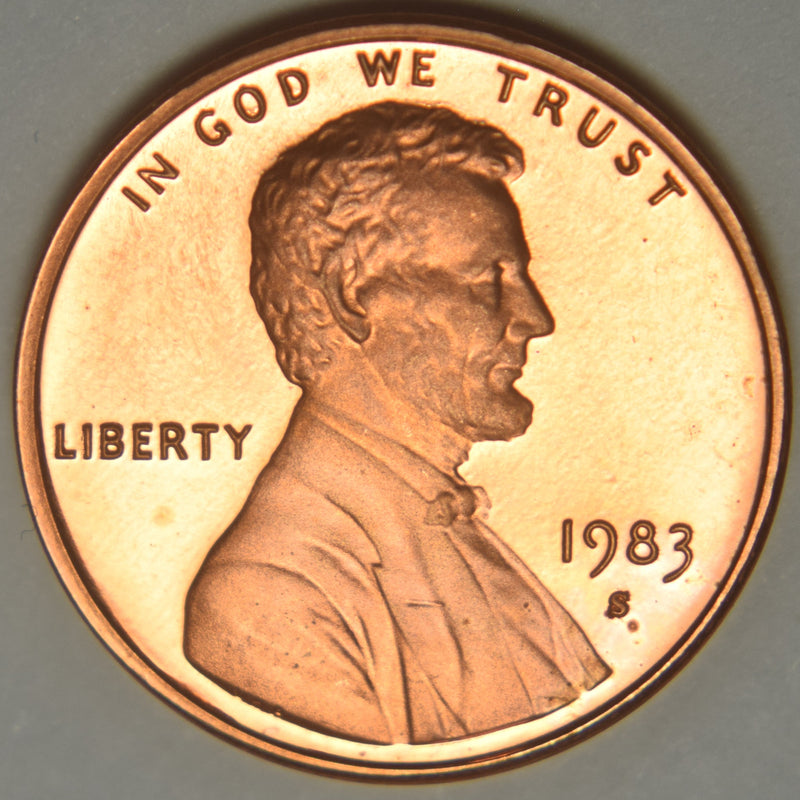 1983-S Lincoln Cent . . . . Gem Brilliant Proof