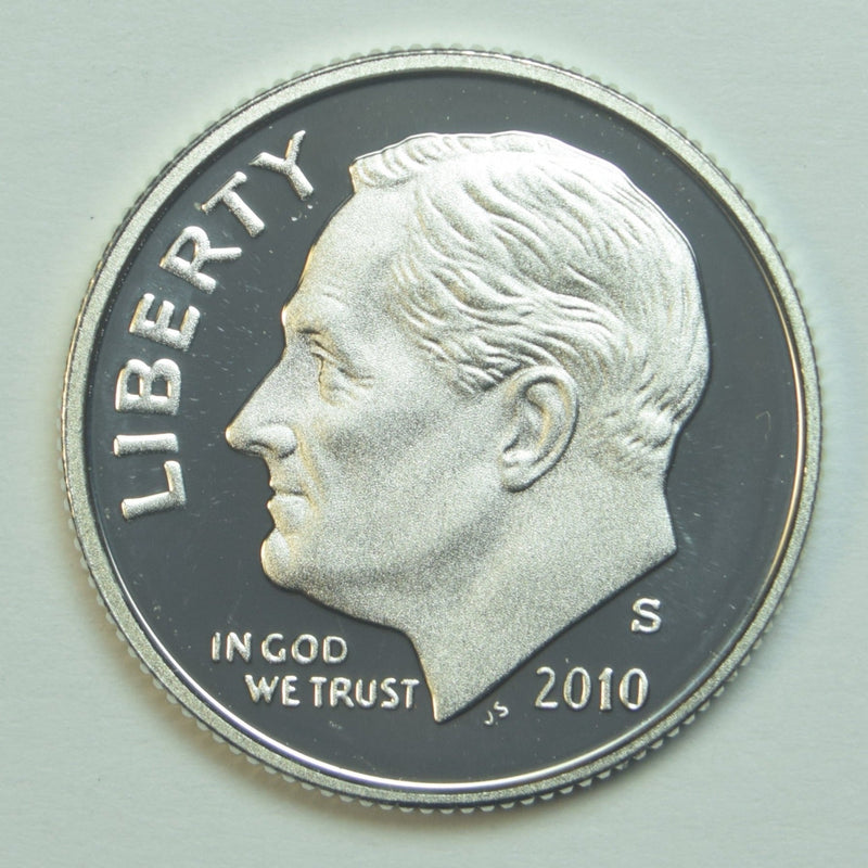2010-S Roosevelt Dime . . . . Gem Brilliant Proof Silver