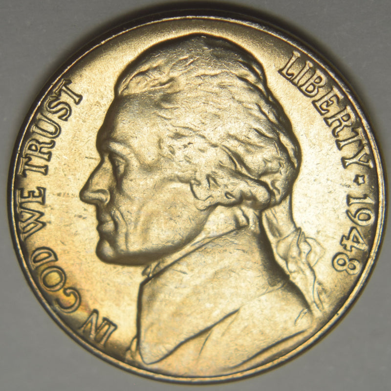 1948 Jefferson Nickel . . . . Brilliant Uncirculated