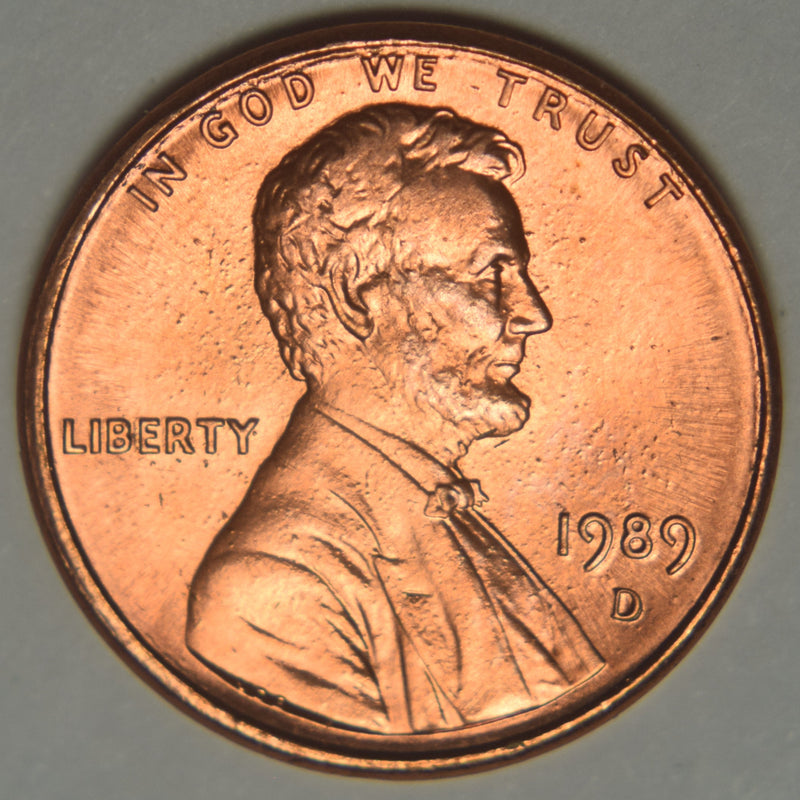 1989-D Lincoln Cent . . . . Brilliant Uncirculated
