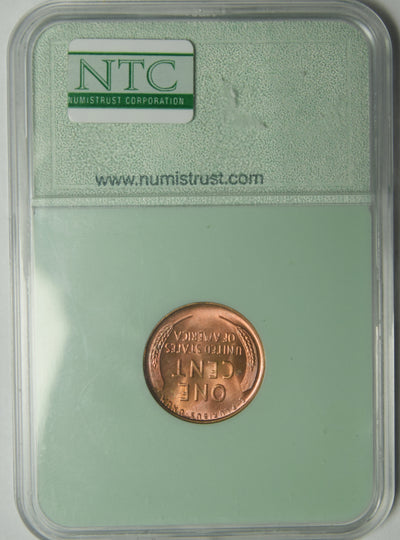 1939-D Lincoln Cent . . . . NTC MS-67 RD