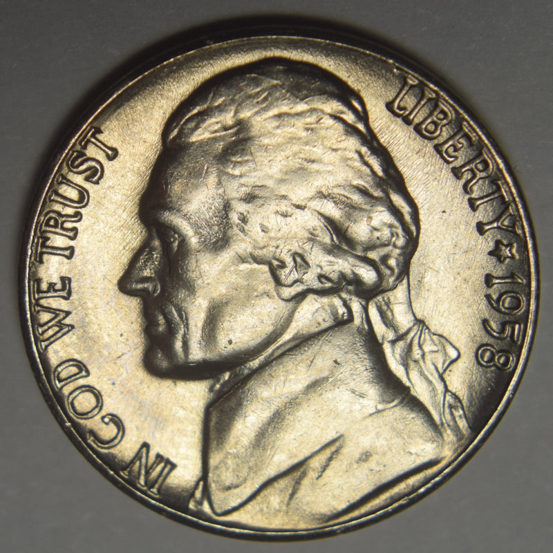 1958-D Jefferson Nickel . . . . Brilliant Uncirculated