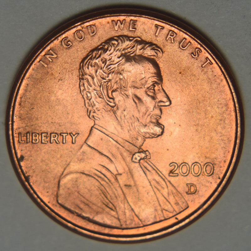 2000-D Lincoln Cent . . . . Brilliant Uncirculated