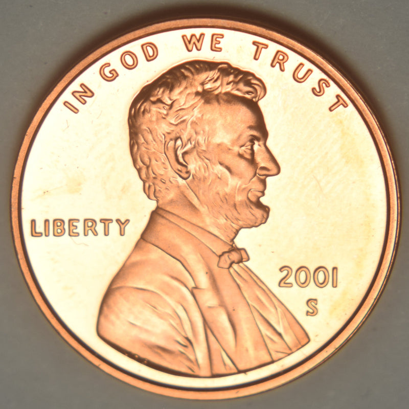 2001-S Lincoln Cent . . . . Gem Brilliant Proof