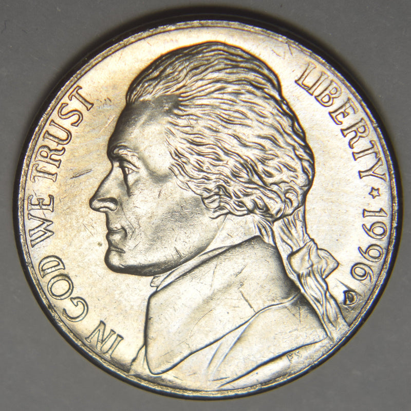 1996-D Jefferson Nickel . . . . Brilliant Uncirculated