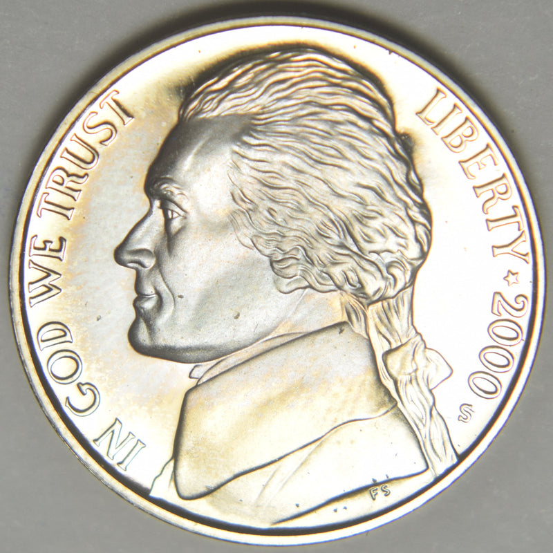 2000-S Jefferson Nickel . . . . Gem Brilliant Proof