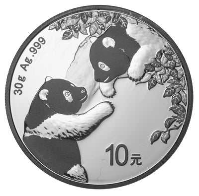 2023 Chinese Panda . . . . 30 grams .9999 silver
