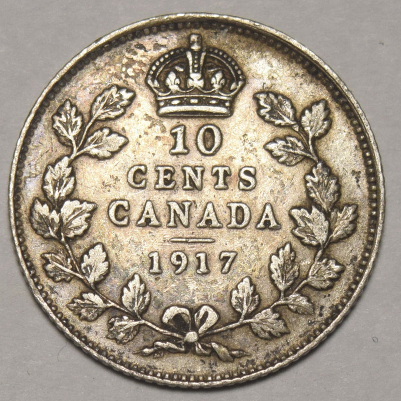 1917 Canadian 10 Cents . . . . Extremely Fine