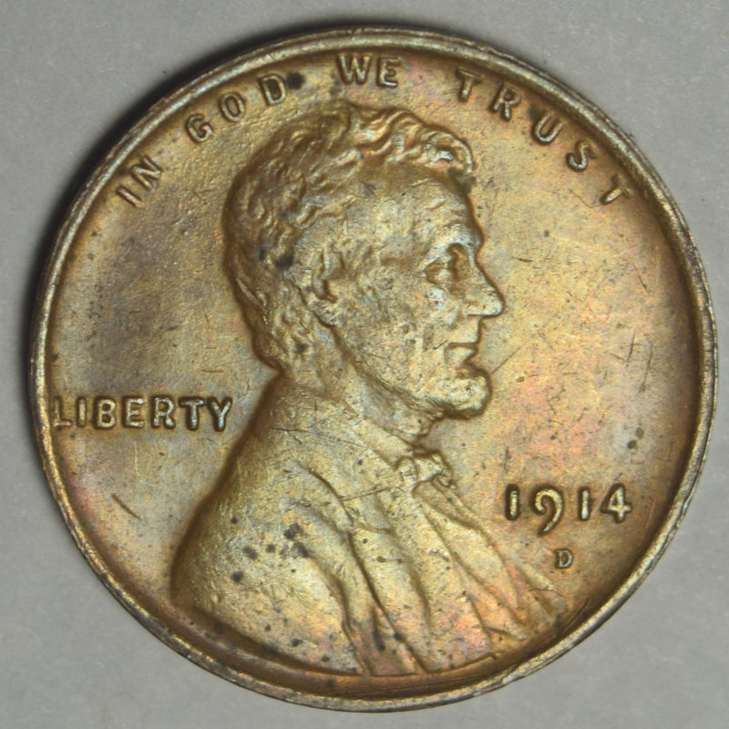 1914-D Lincoln Cent . . . . Choice About Uncirculated