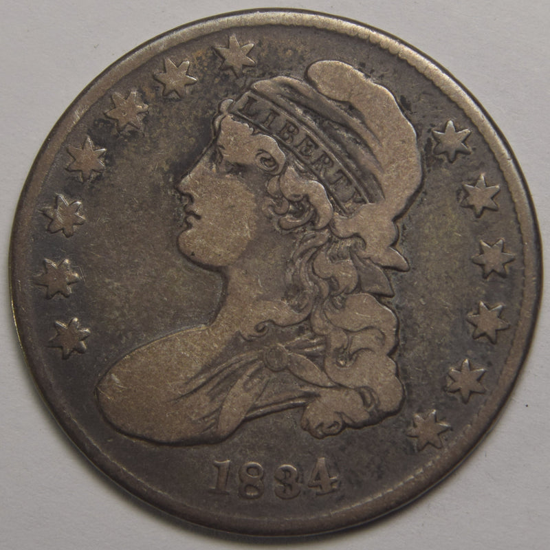 1834 Small Date Bust Half . . . . Very Fine