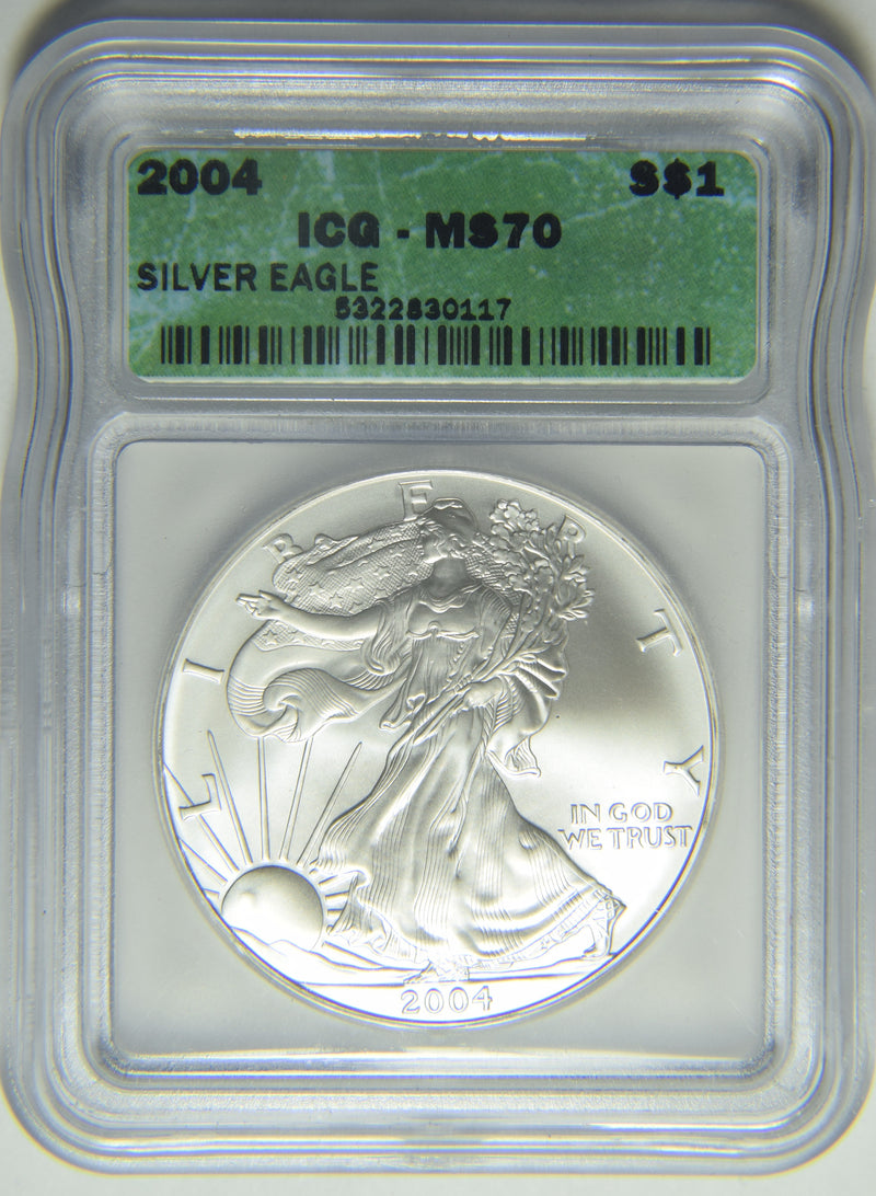 2004 Silver Eagle . . . . ICG MS-70