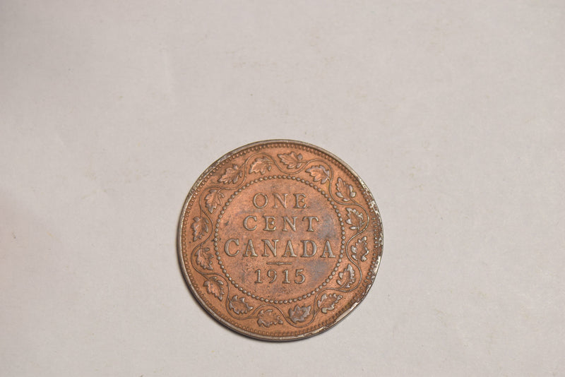 1915 Canadian Cent . . . . Choice About Uncirculated