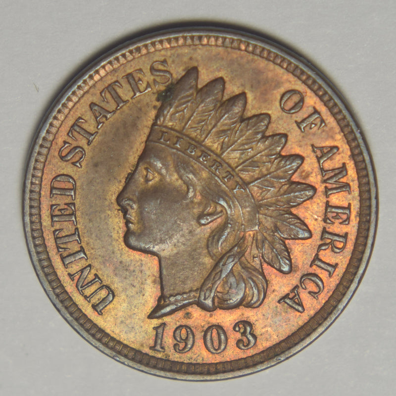 1903 Indian Cent . . . . Choice BU Red/Brown