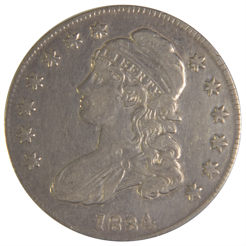 1834 Small Date Small Letters Bust Half . . . . Extremely Fine