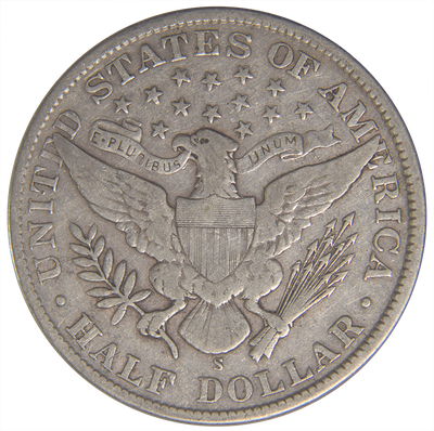 1910-S Barber Half . . . . Extremely Fine