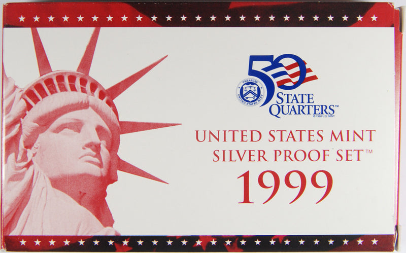1999-S Silver Proof Set . . . . Gem Brilliant Proof