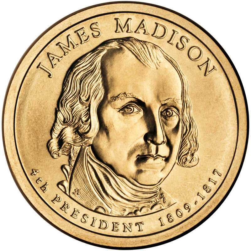 2007 Madison Presidential Dollar . . . . Choice Brilliant Uncirculated