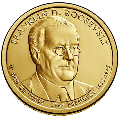2014 Roosevelt - Franklin - Presidential Dollar . . . . Choice Brilliant Uncirculated