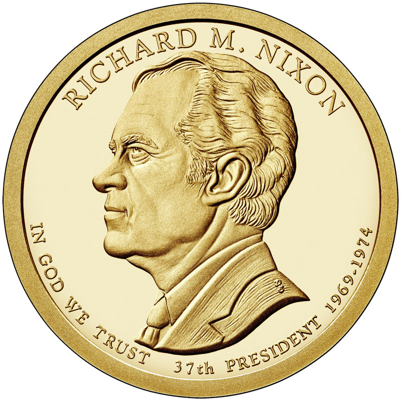 2016-P and D Pair Nixon Presidential Dollars . . . . Choice Brilliant Uncirculated