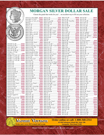 Mount Vernon Coin Company Catalog 1027 Page 4