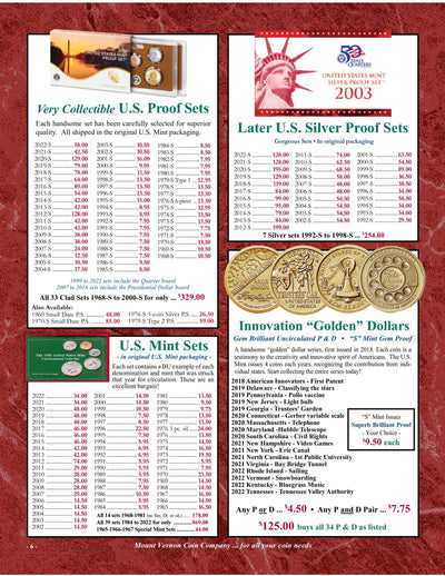 Mount Vernon Coin Company Catalog 1027 Page 6