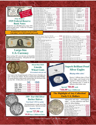 Mount Vernon Coin Company Catalog 1027 Page 8