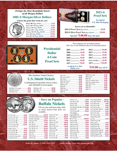 Mount Vernon Coin Company Catalog 1027 Page 9