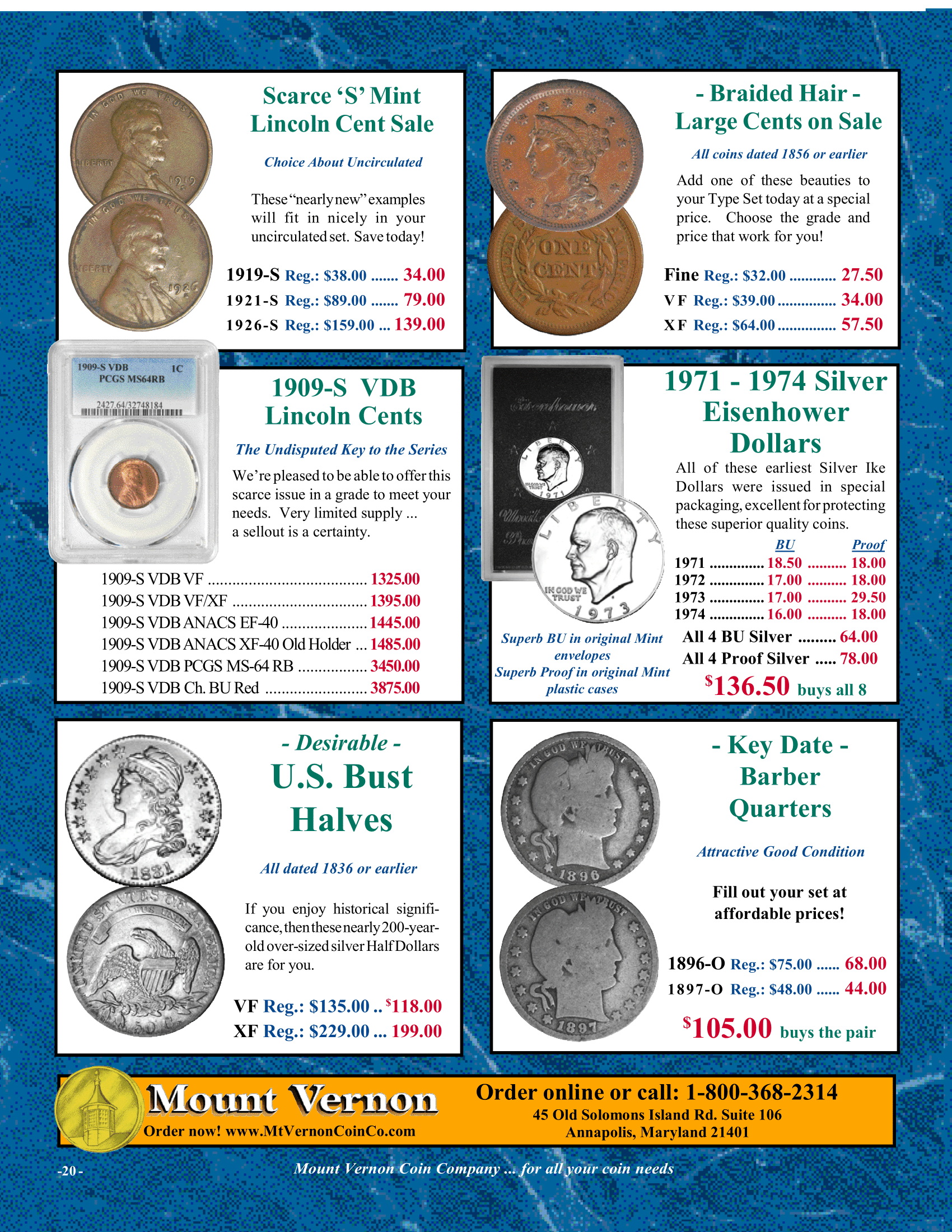 Catalog 1028 Page 20 Mount Vernon Coin