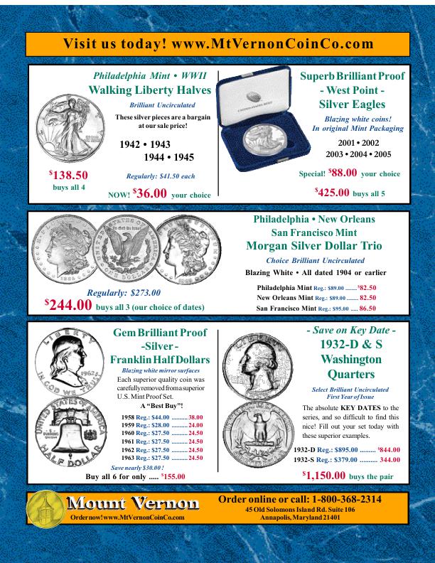Catalog 1035 Page 32 Mount Vernon Coin