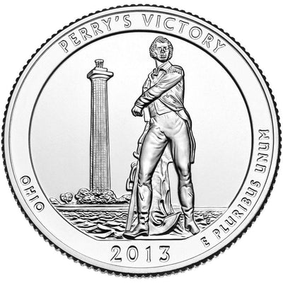 2013-D Perry's Victory and International Peace Memorial, OH Quarter  Choice BU