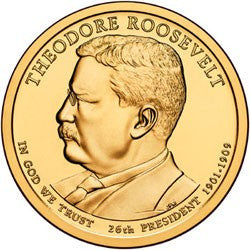 2013 Roosevelt - Theodore - Presidential Dollar Choice Brilliant Uncirculated