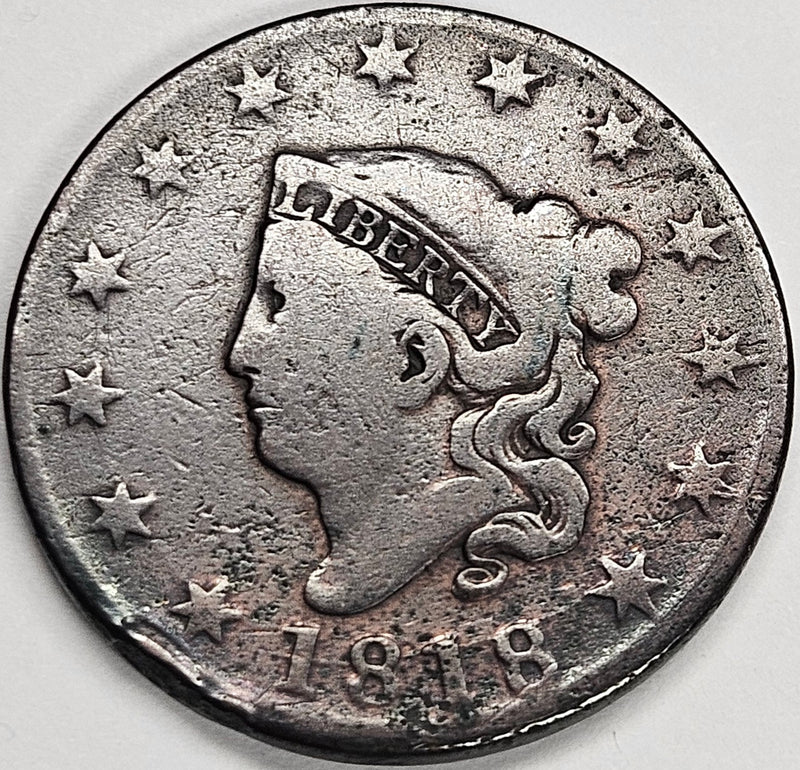 1818 Classic Large Cent . . . . Very Good