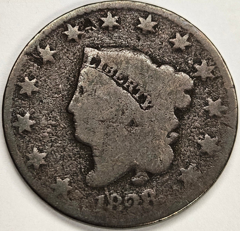 1828 Coronet Head Large Cent . . . . Good