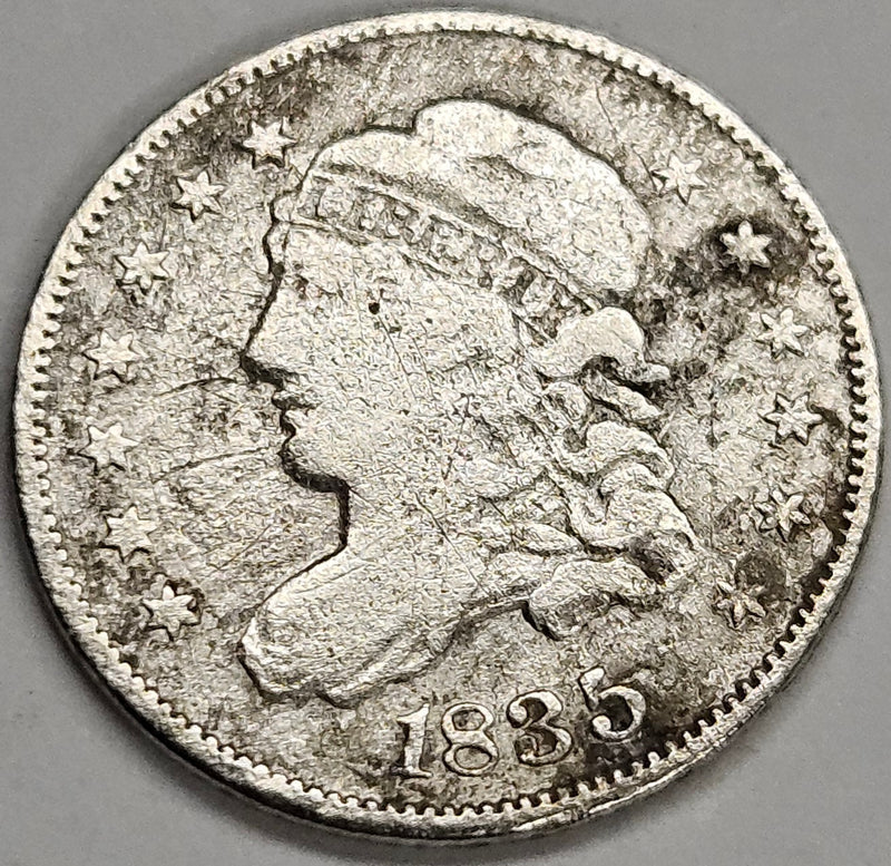 1835 Bust Half Dime . . . . Fine rough