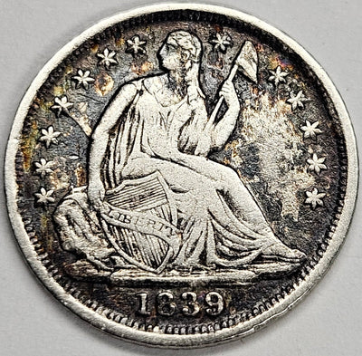 1839-O Seated Liberty Half Dime VF/XF
