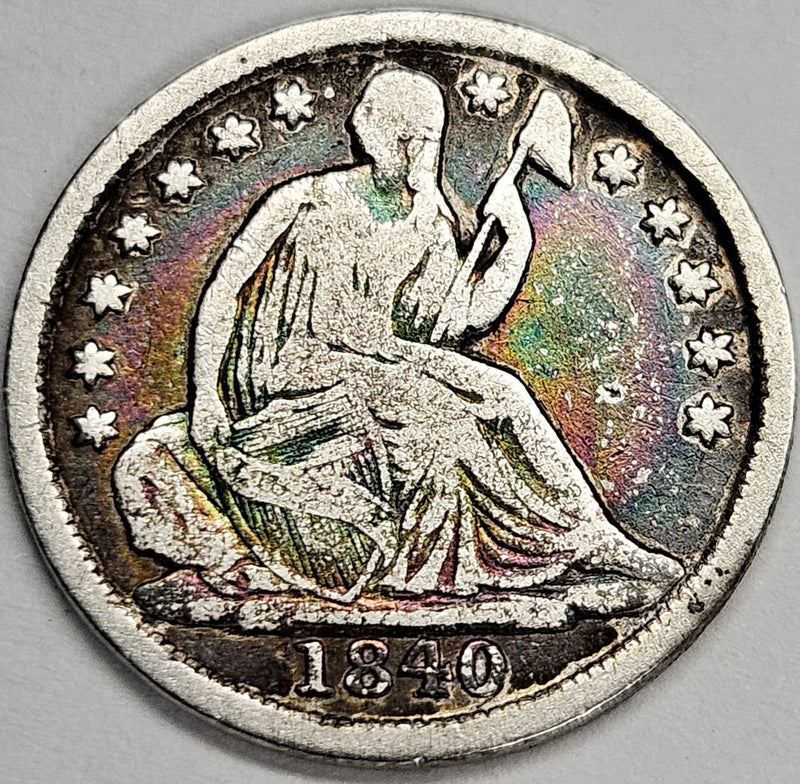 1840 Seated Liberty Half Dime Very Good